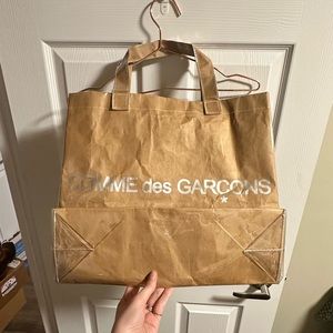 COMME des GARCONS Kraft paper tote